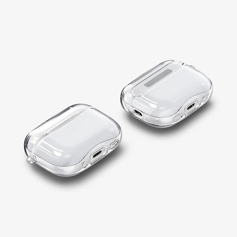 ACS05481 - Apple AirPods Pro 2 Case Ultra Hybrid in crystal clear showing the front